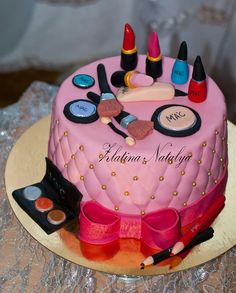 Makeup Birthday Cake Ideas