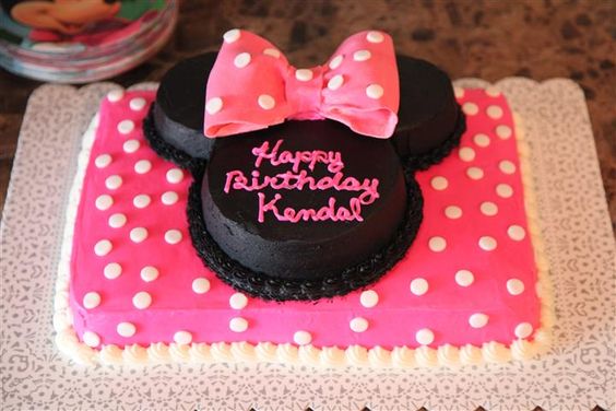 Minnie Mouse Birthday Cake Ideas