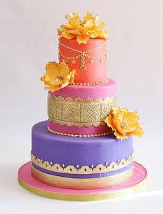Moroccan Theme Baby Shower Cake
