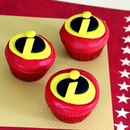 Mr. Incredible Cupcakes Mr. Incredible Cupcakes