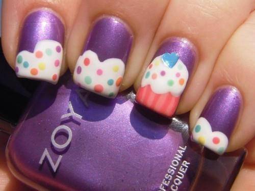 Nail Polish Cupcakes