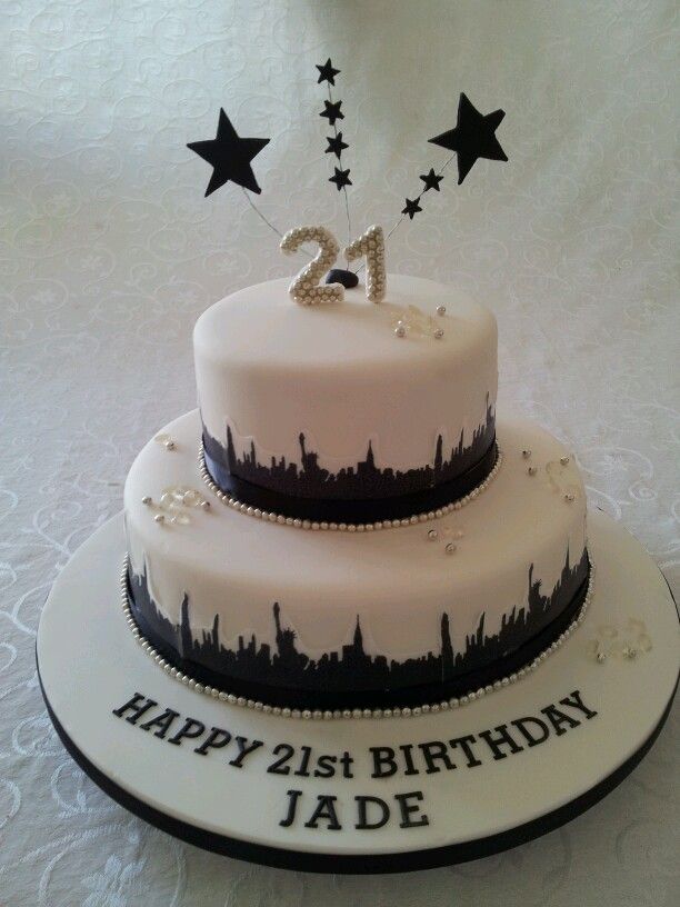 New York Skyline Cake