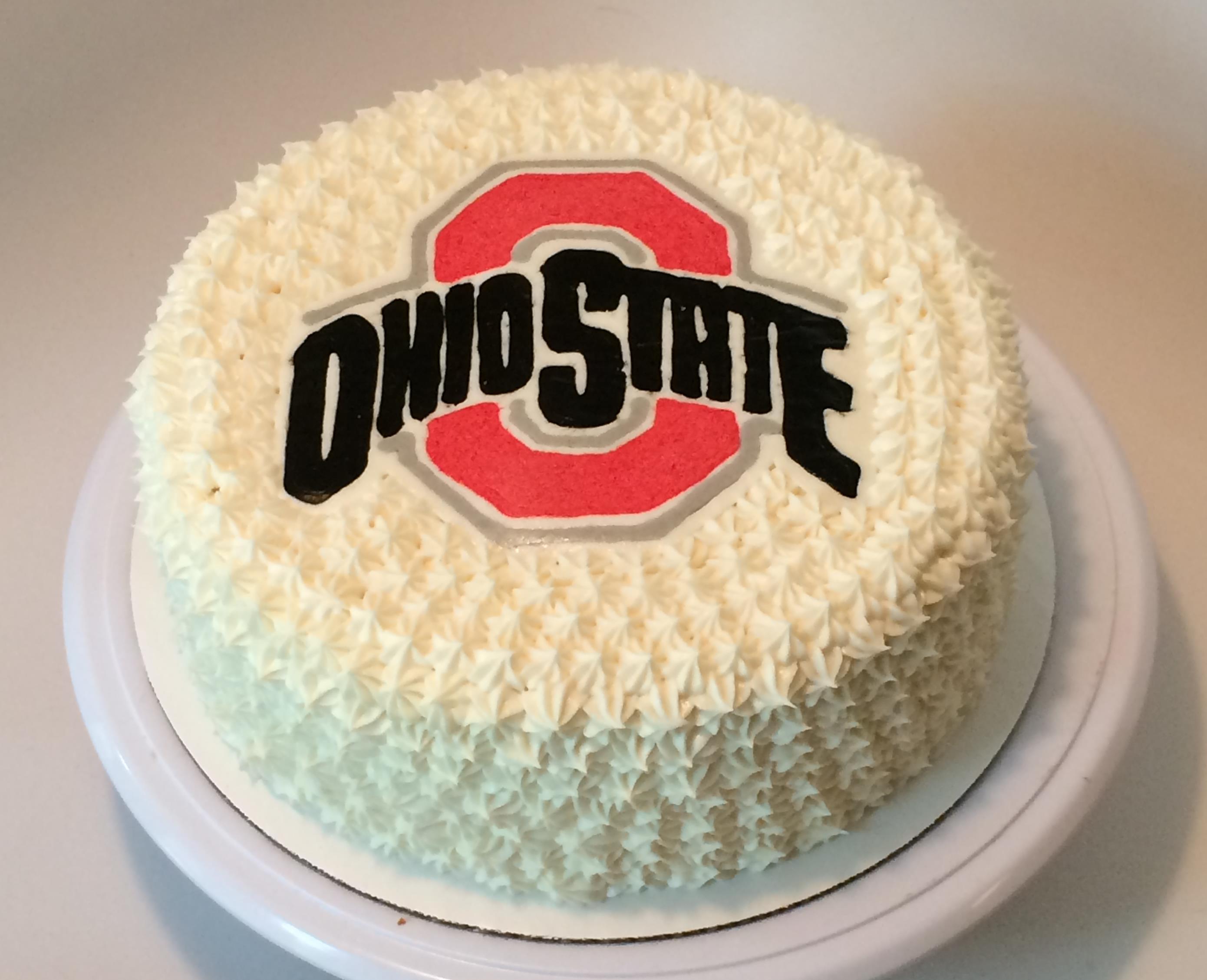 Ohio State Football Cake Ohio State Football Cake