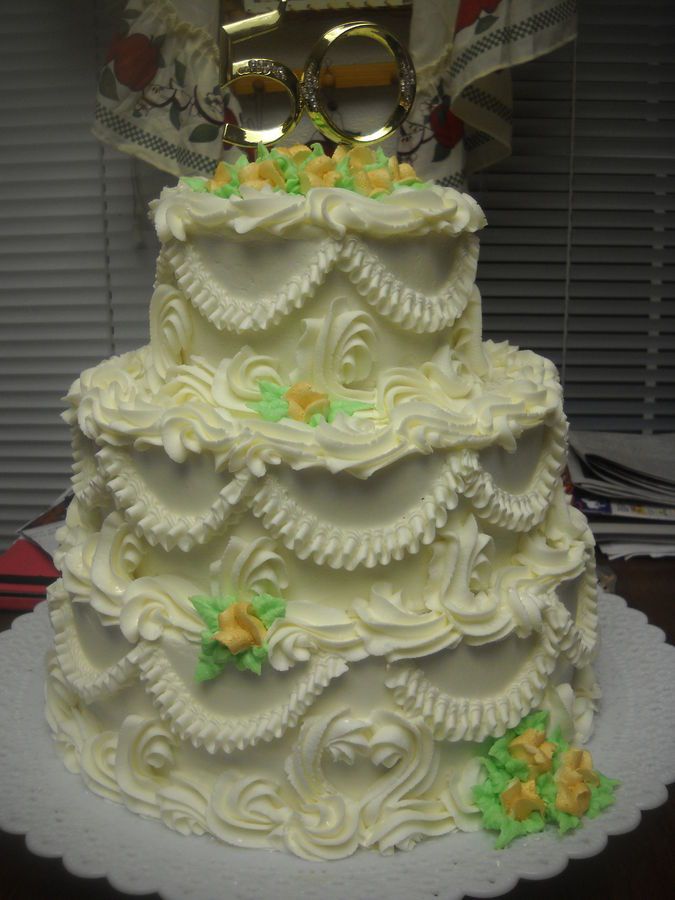 Old-Fashioned Wedding Cake