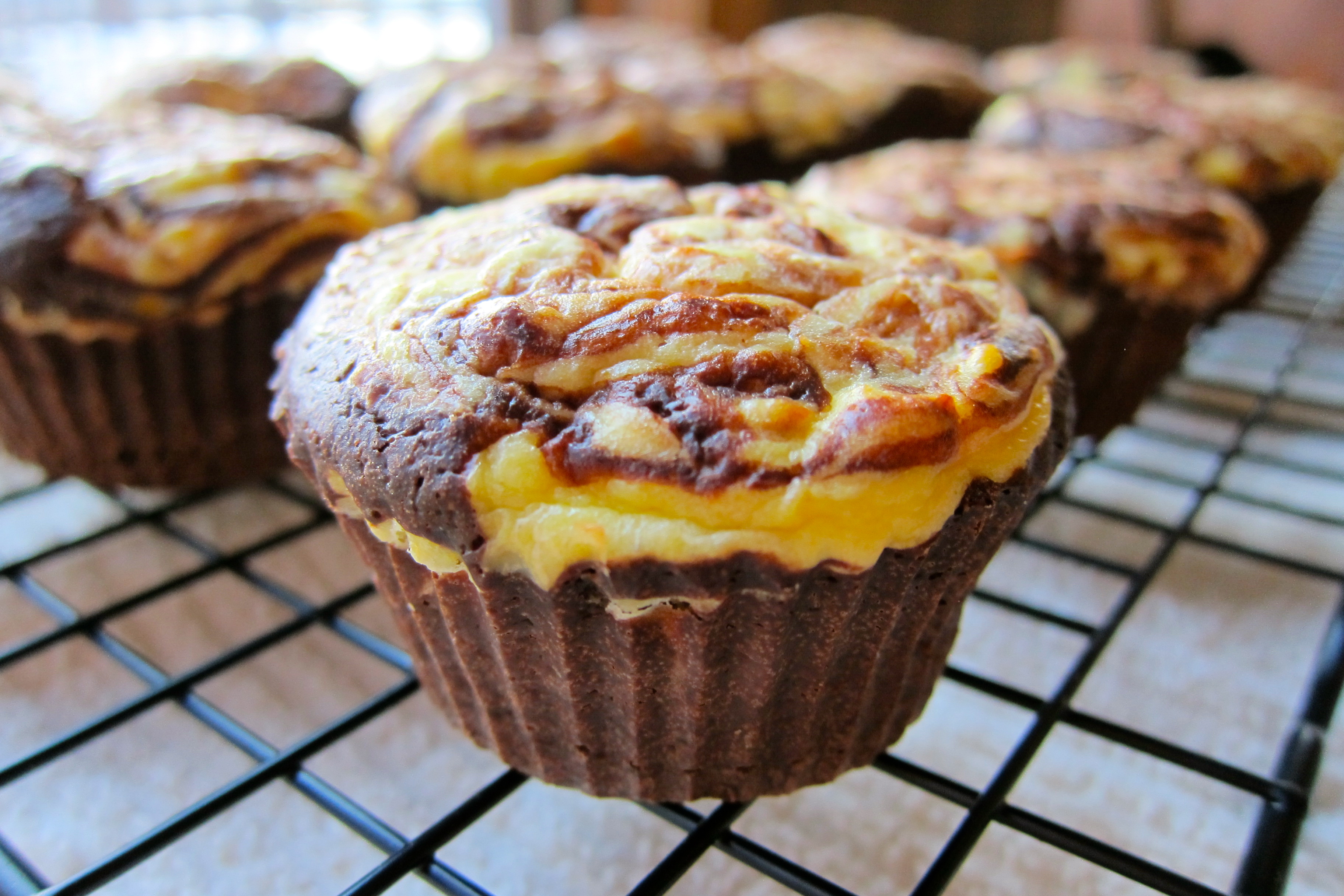 Orange Cheesecake Brownies