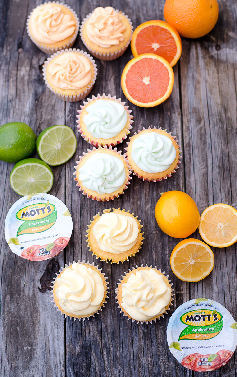 Orange Cupcakes with Buttercream Frosting