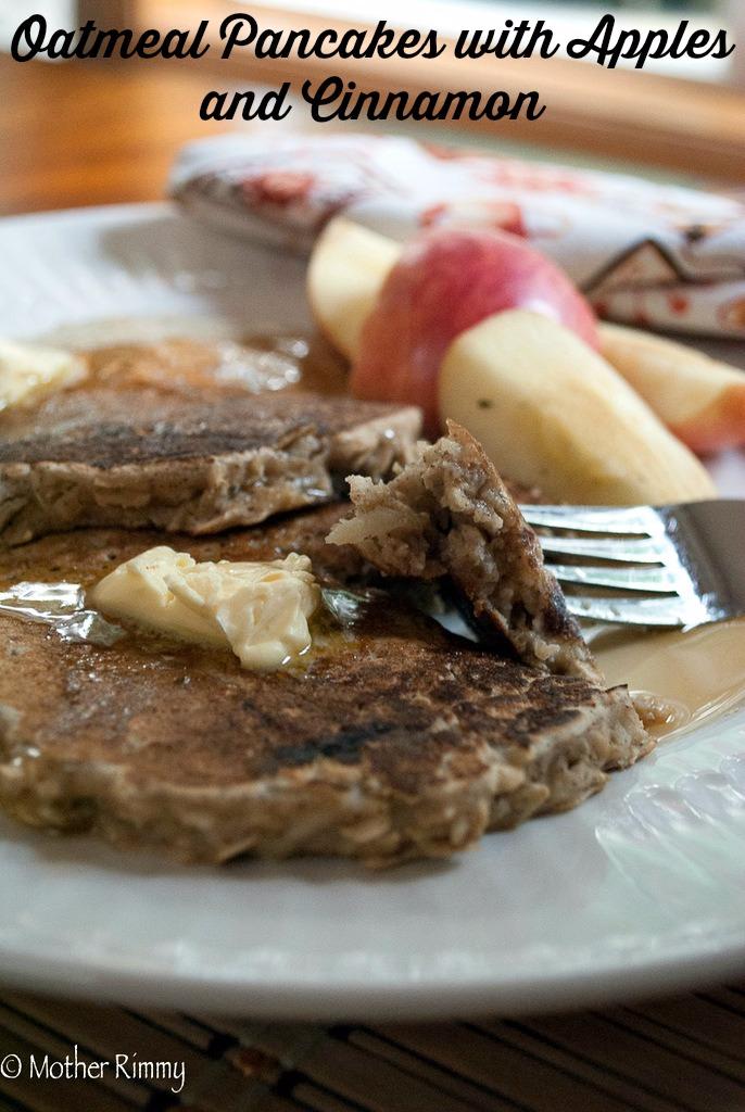 Pancakes with Apples and Cinnamon Pancakes with Apples and Cinnamon