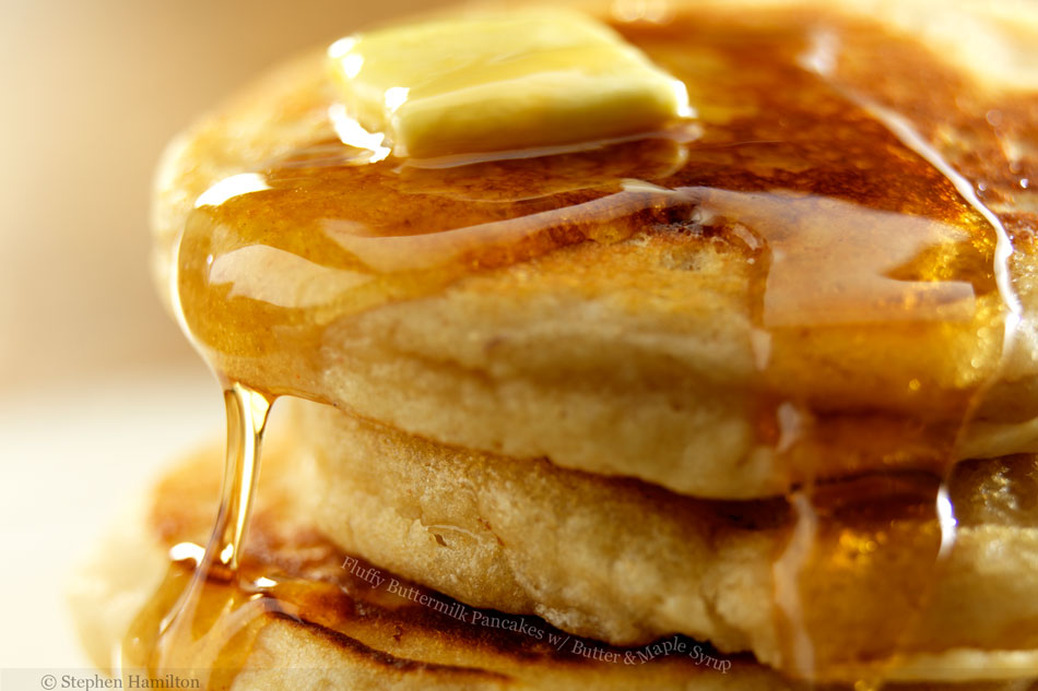 Pancakes with Maple Syrup