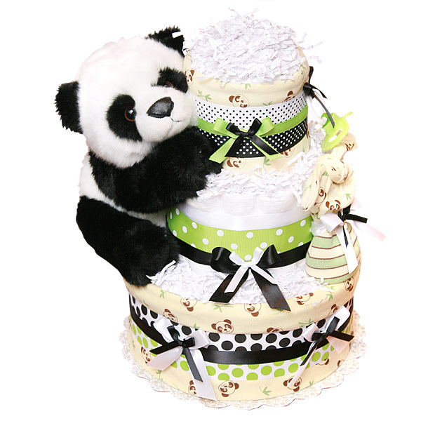 Panda Bear Baby Shower Cakes