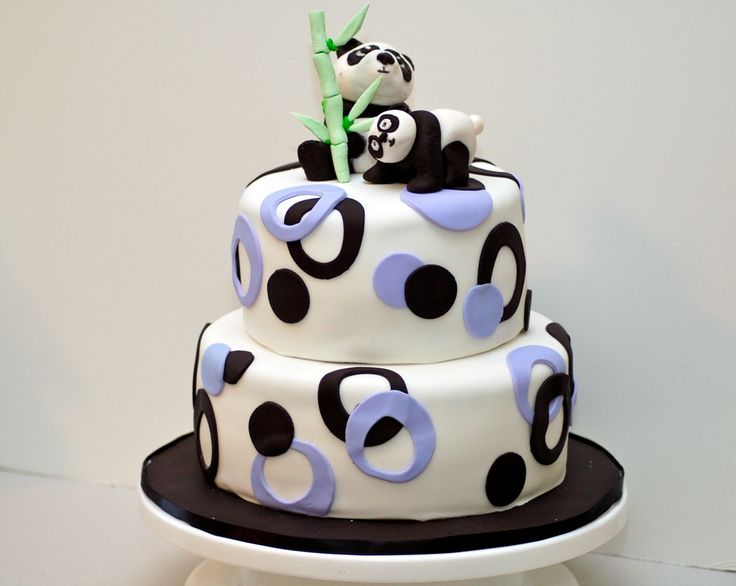 Panda Bear Birthday Cake