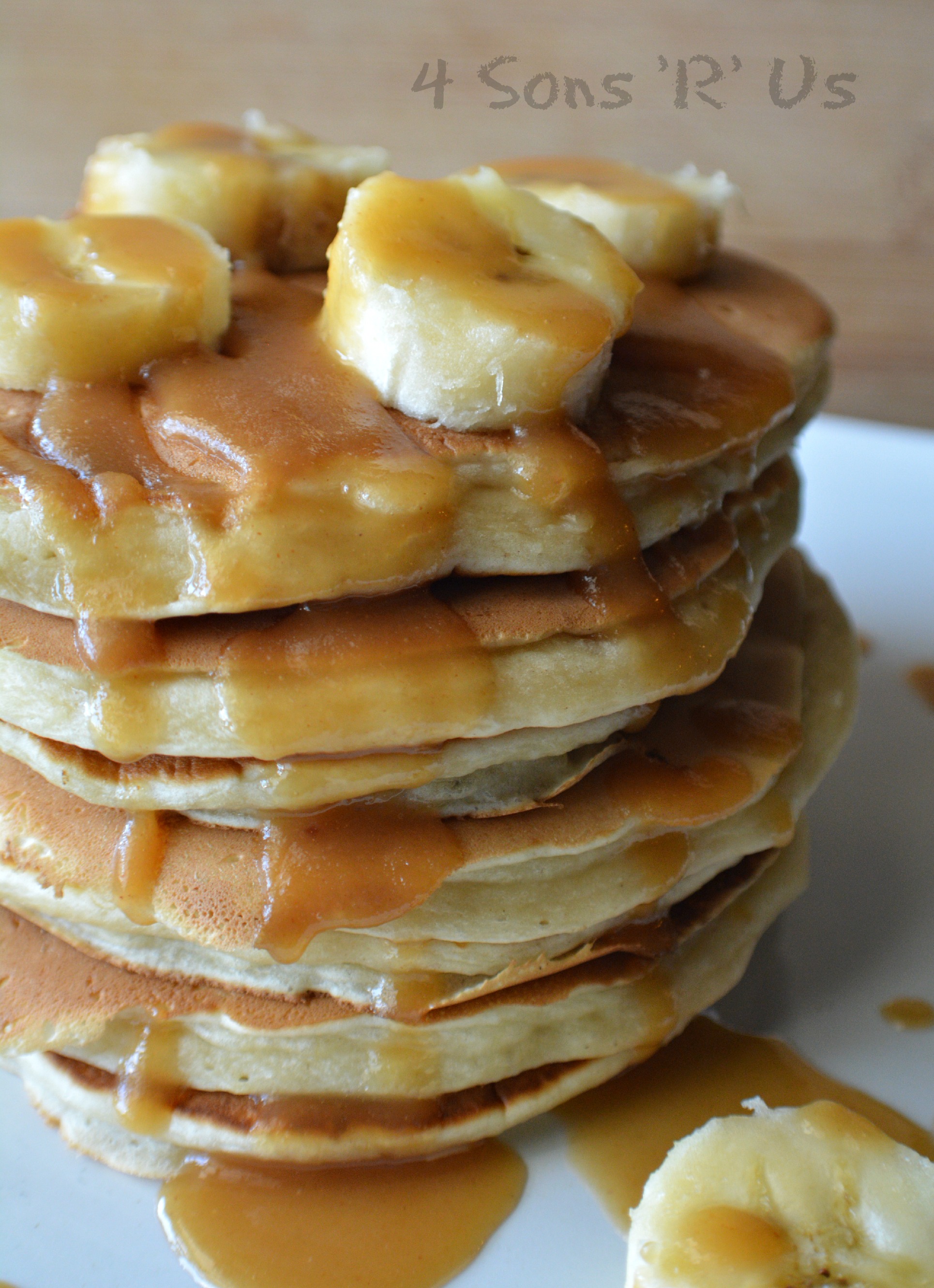 Peanut Butter Pancake and Syrup