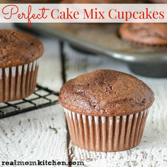 Perfect Cake Mix Cupcakes