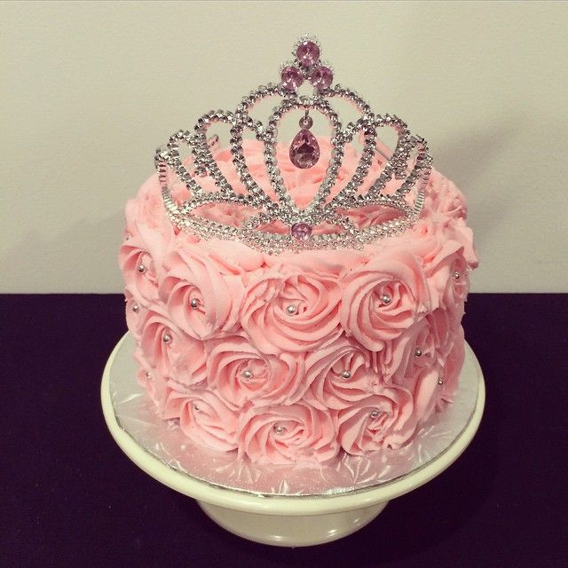 Pink Princess Birthday Cake