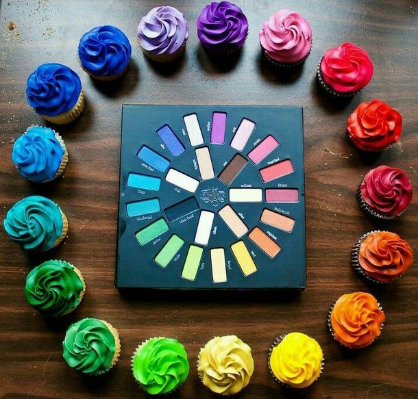 Rainbow Colored Cupcakes Rainbow Colored Cupcakes