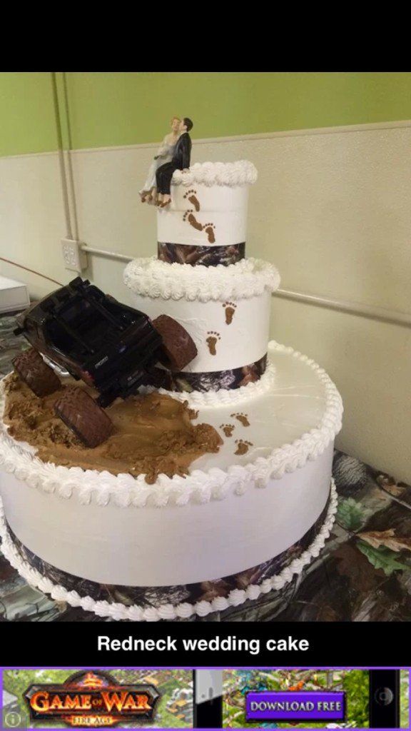 Redneck Wedding Cake Redneck Wedding Cake