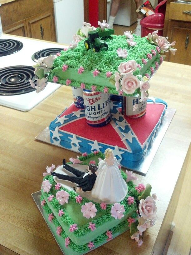 Redneck Wedding Cake