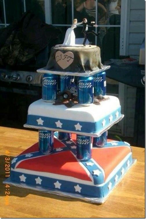 Redneck Wedding Cake