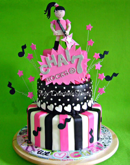 Rock Star Birthday Cake
