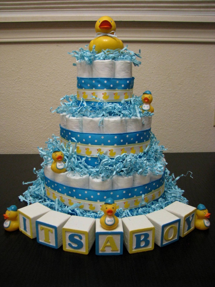 Rubber Duck Baby Shower Diaper Cake Rubber Duck Baby Shower Diaper Cake