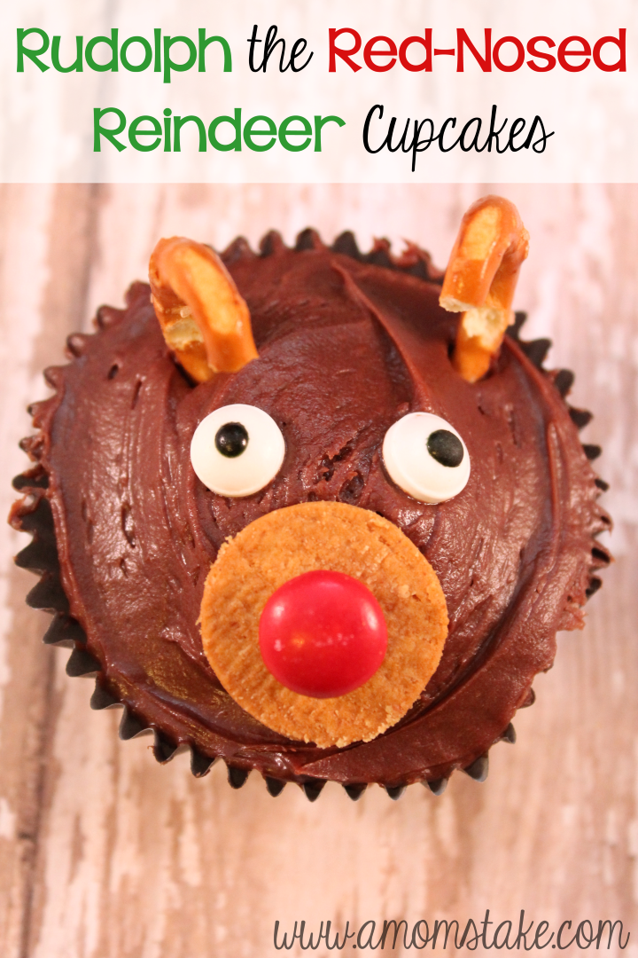 Rudolph Reindeer Christmas Cupcakes