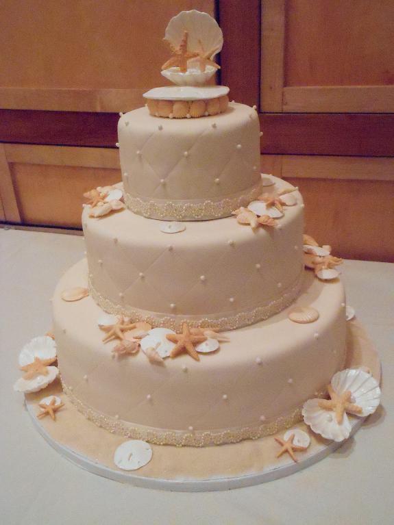 Sea Shell Wedding Cake Sea Shell Wedding Cake