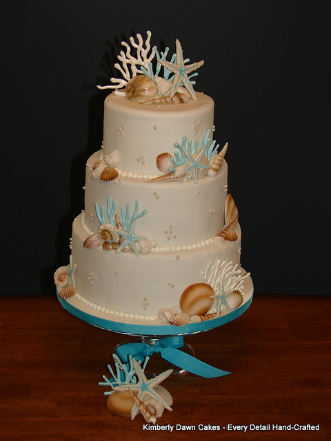 Seashell Wedding Cake