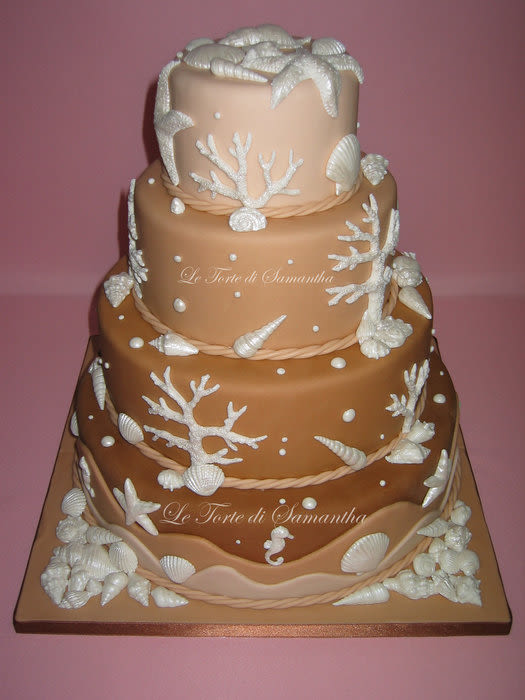 Seashell Wedding Cake