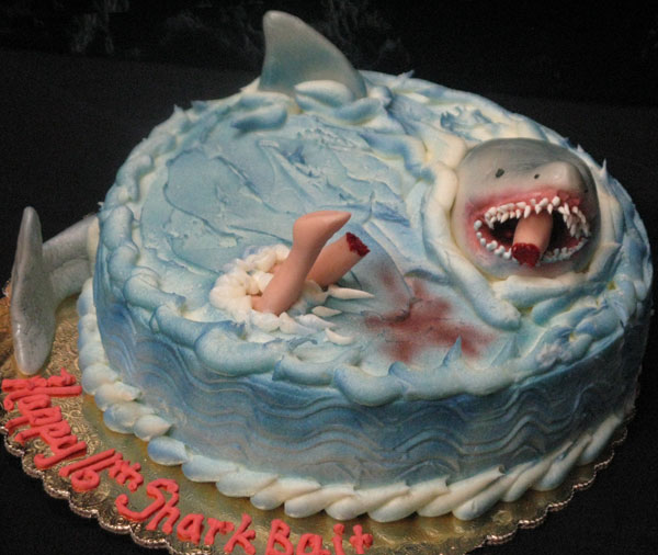 Shark Birthday Cake