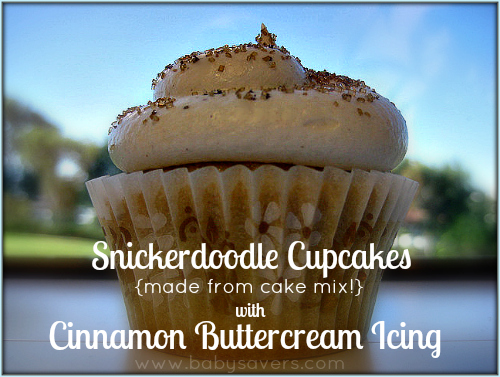 Snickerdoodle Cupcakes From Cake Mix Recipe