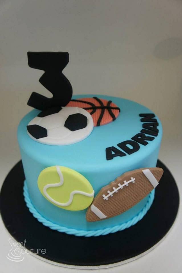 Sports Birthday Cake