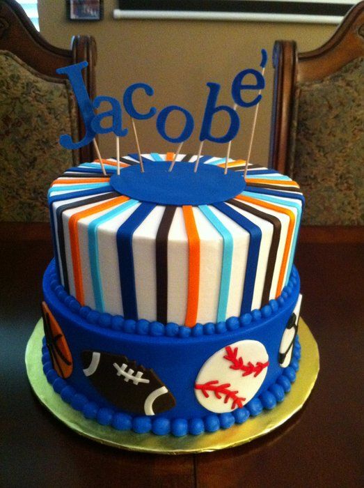 Sports Theme Cake Idea