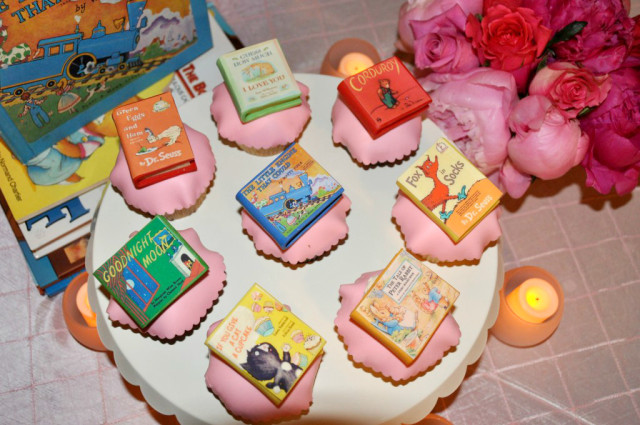Storybook Themed Baby Shower Cupcakes