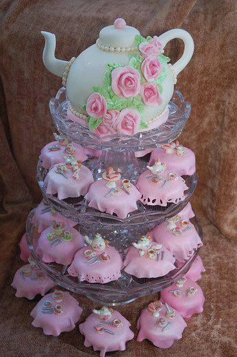 Tea Party Birthday Cake