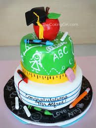 Teacher Graduation Cake