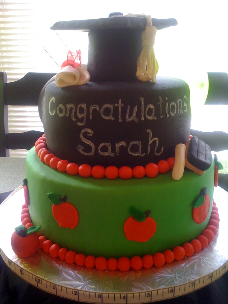 Teacher Graduation Cake