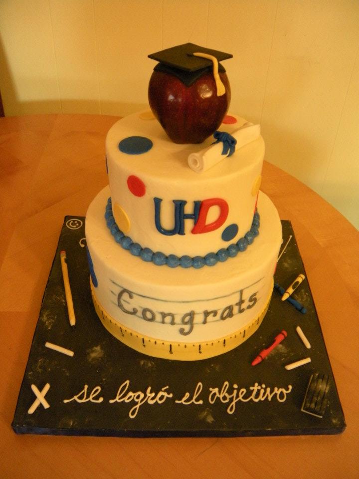 Teacher Graduation Cake