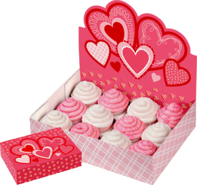 Valentine's Day Cupcake Boxes Valentine's Day Cupcake Boxes