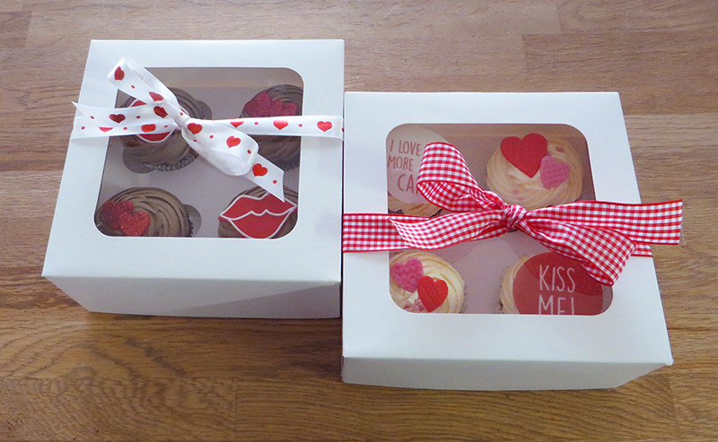 Valentine's Day Cupcake Gift Box