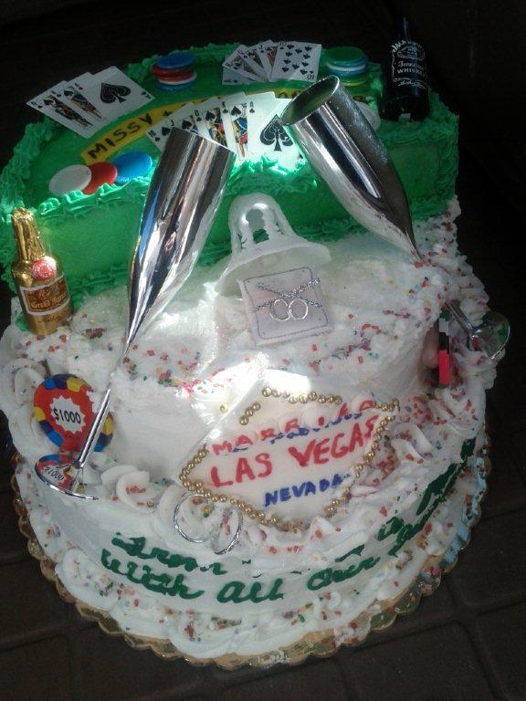 Vegas Themed Bridal Shower Cake Vegas Themed Bridal Shower Cake