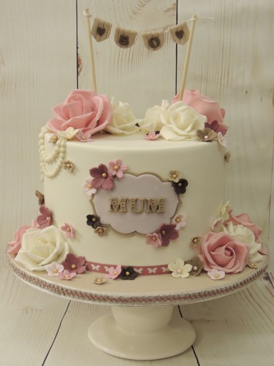 Vintage 50th Birthday Cake Vintage 50th Birthday Cake