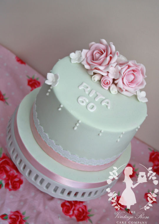 Vintage-Inspired Birthday Cake Vintage-Inspired Birthday Cake