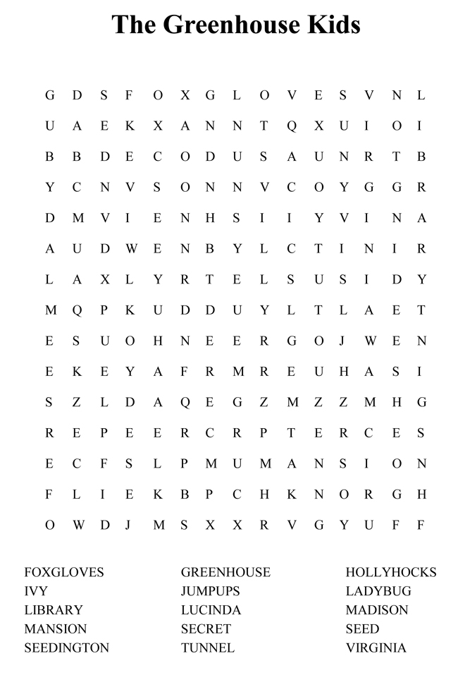 Word Search Puzzles