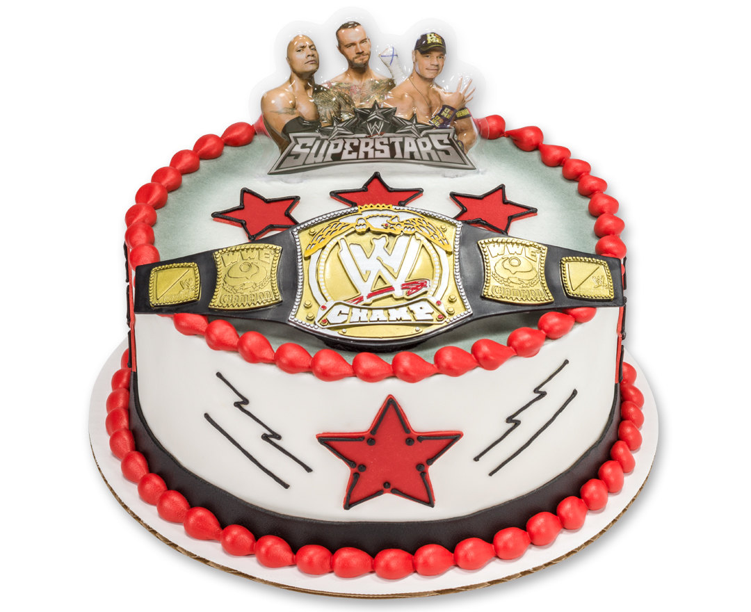 WWE Championship Belt Cake