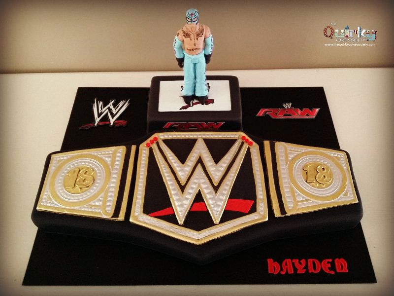 WWE Wrestling Belt Cake