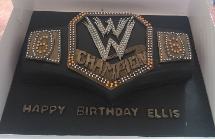 WWE Wrestling Belt Cake