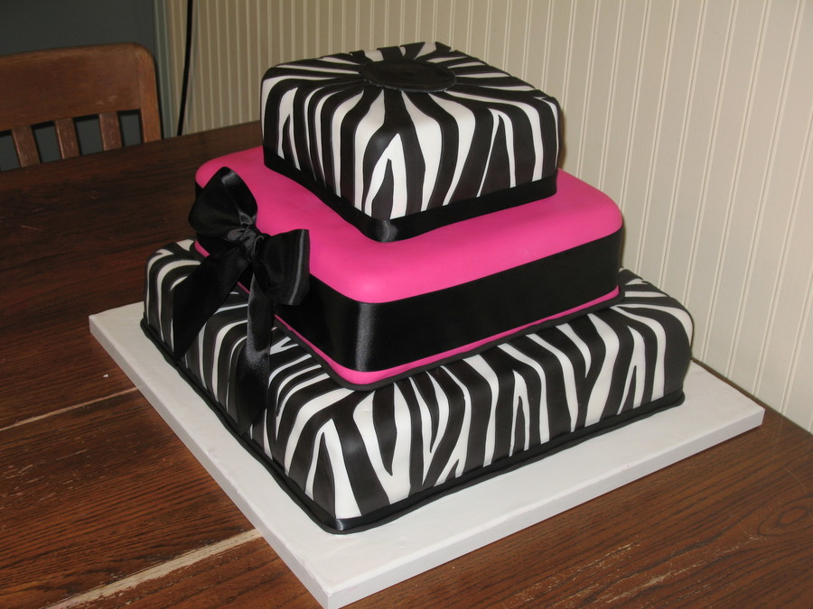 Zebra Stripes Cake