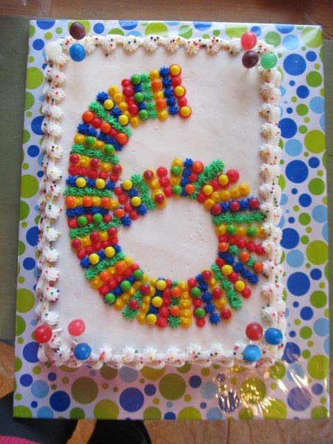 6 Year Old Birthday Cake Idea