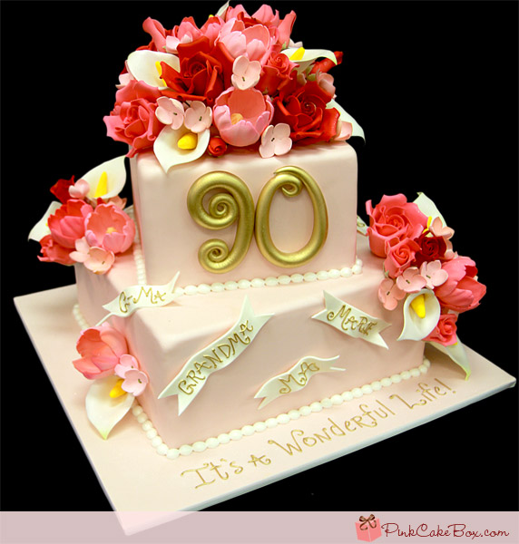 90th Birthday Cake