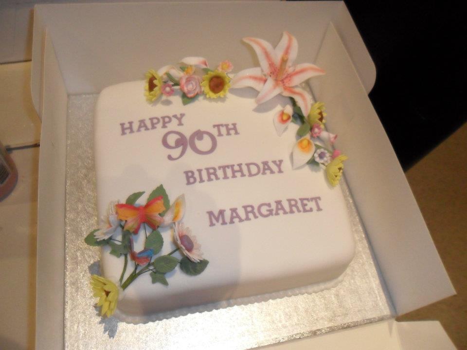 90th Birthday Cake