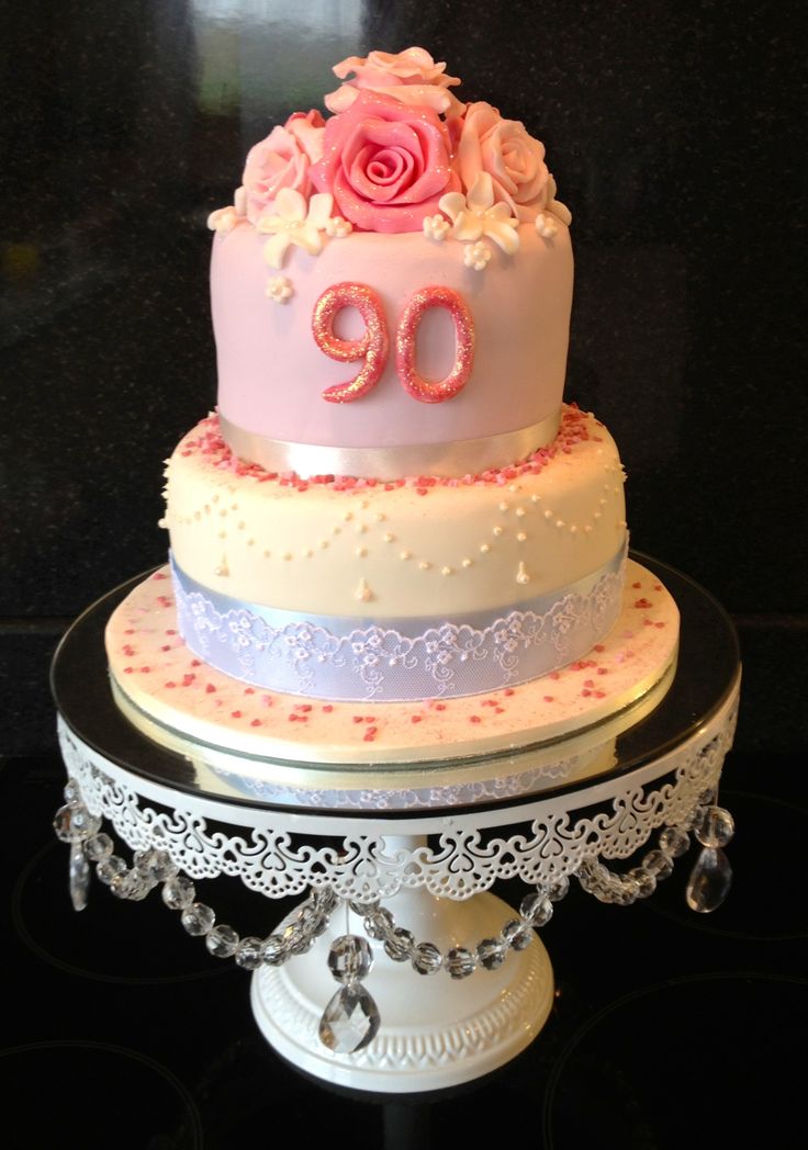 90th Birthday Cake